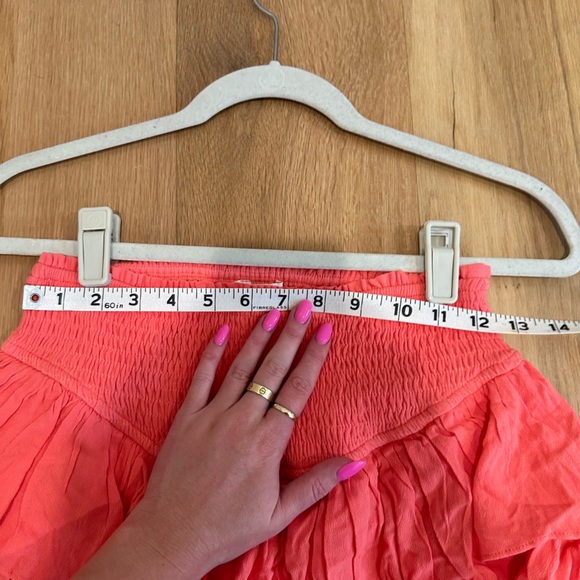 Rock N Rags Sunshine Daydream Skirt in Coral | Tiered Preppy Skirt | NWOT Sz: S - Picture 11 of 16